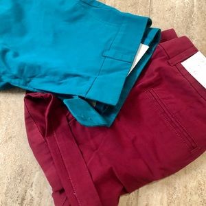 Two Pairs Loft Twill Shorts Size 6